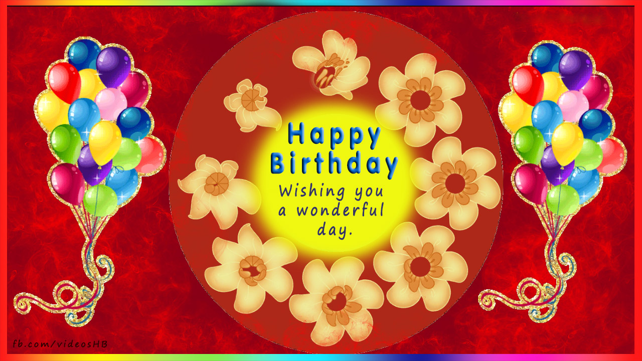 Happy Birthday! Wishing you a wonderful day.