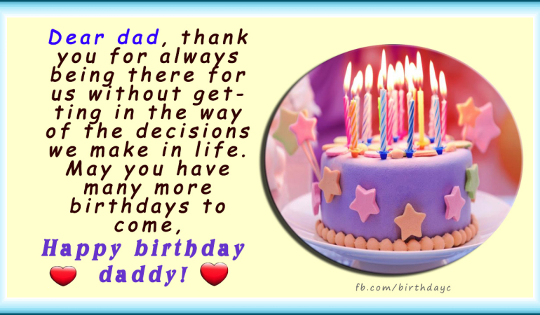 Happy Birthday Dad Quote