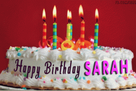 Happy Birthday Sarah