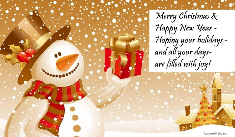 Merry Christmas & Happy New Year