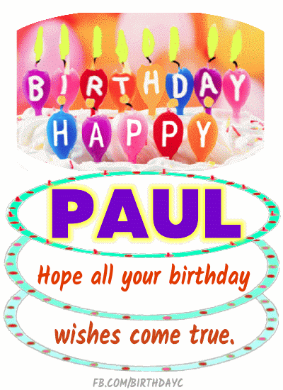 Happy Birthday Paul