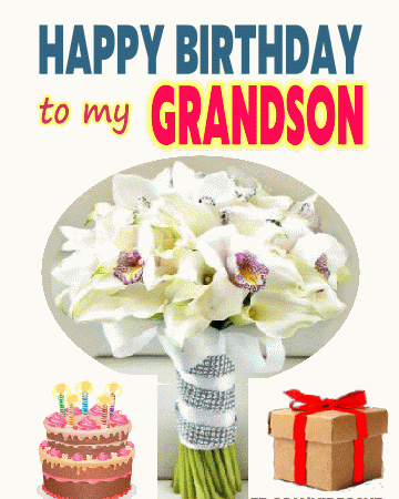 Happy Birthday GRANDSON Gif