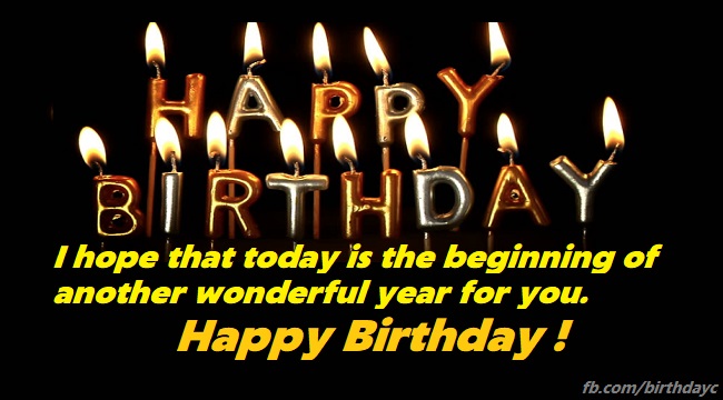 Happy birthday