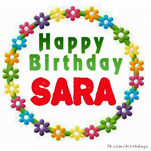 Happy Birthday Sara