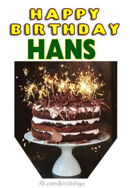 happy birthday hans