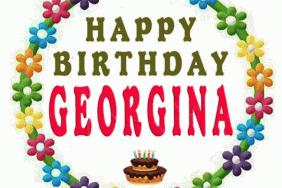 Happy Birthday Georgina