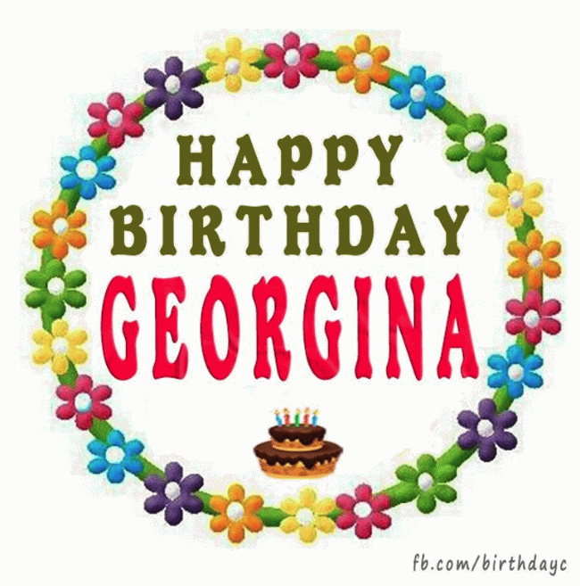 Happy Birthday Georgina
