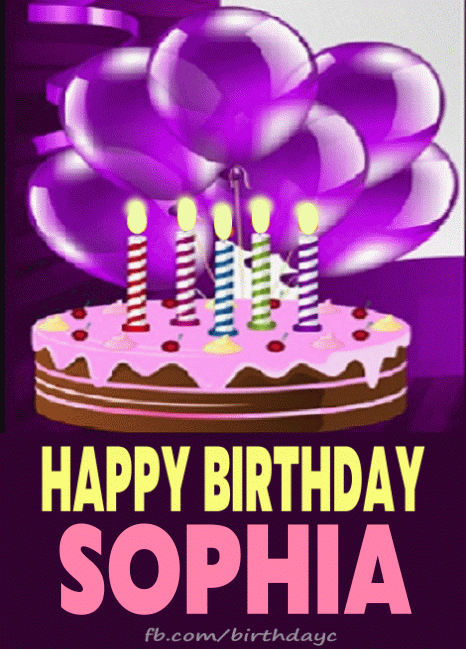 Happy Birthday Sophia