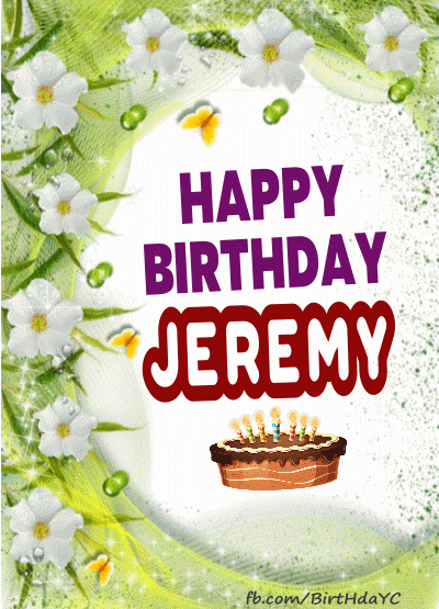 Happy Birthday Jeremy