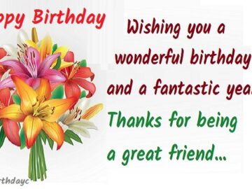 Happy Birthday Friend