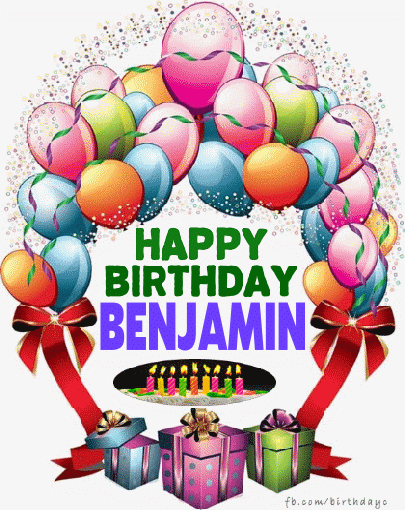 Happy Birthday Benjamin