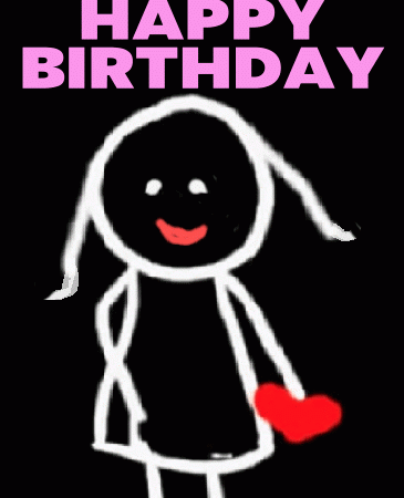 Happy Birthday, cute girl gif