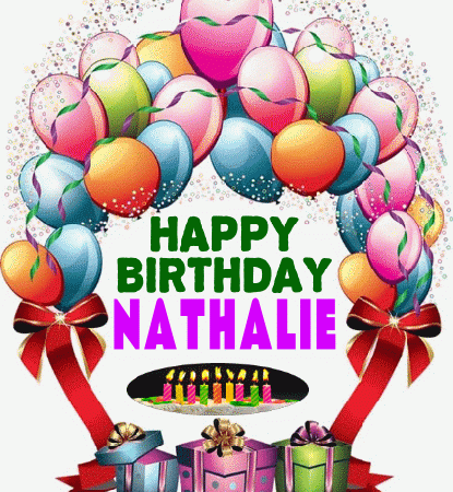 Happy Birthday Nathalie