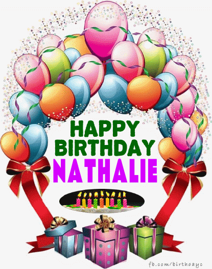 Happy Birthday Nathalie
