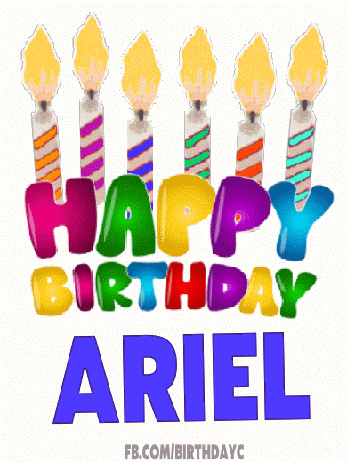 Happy Birthday Ariel