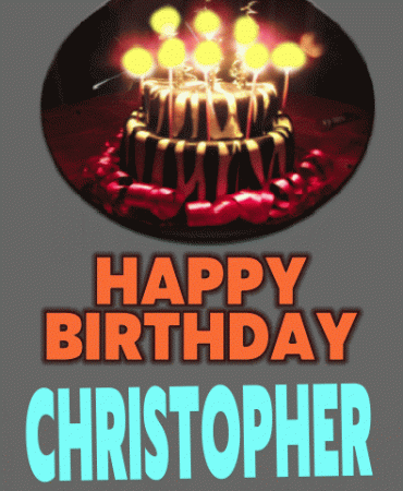 Happy Birthday Christopher