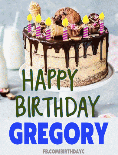 Happy Birthday Gregory