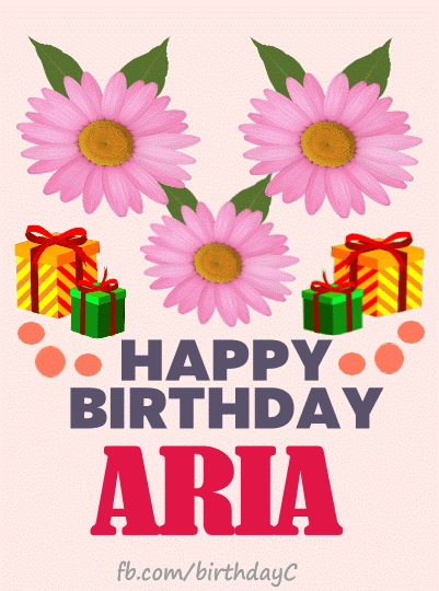 Happy Birthday Aria