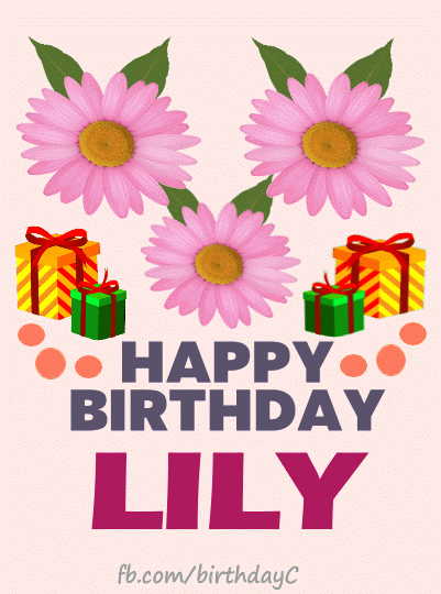 Happy Birthday Lily