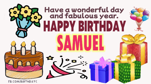 Happy Birthday Samuel