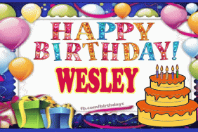 Happy Birthday Wesley