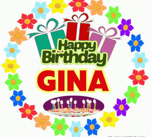 Happy Birthday Gina