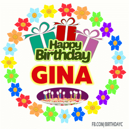 Happy Birthday Gina