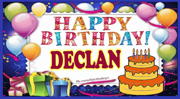 Happy Birthday Declan
