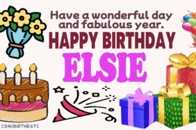 Happy Birthday Elsie
