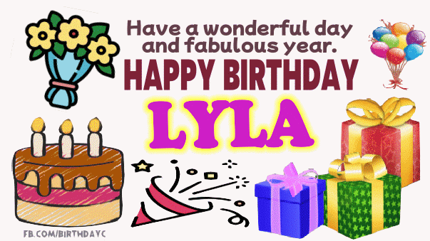 Happy Birthday Lyla