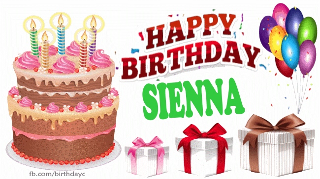 Happy Birthday Sienna