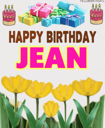 Happy Birthday Jean