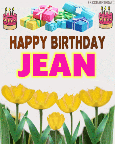 Happy Birthday Jean