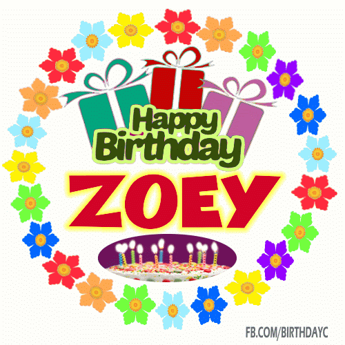 Happy Birthday Zoe