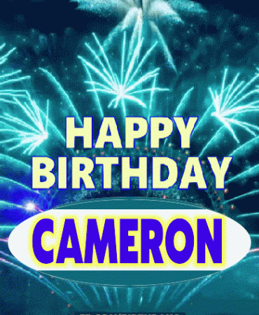 Happy Birthday Cameron
