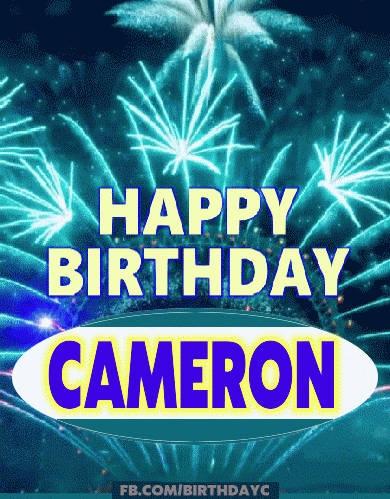 Happy Birthday Cameron