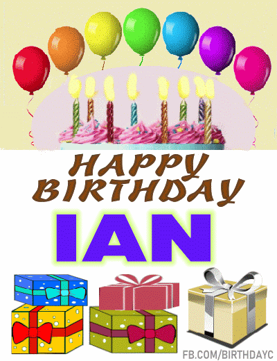 Happy Birthday Ian