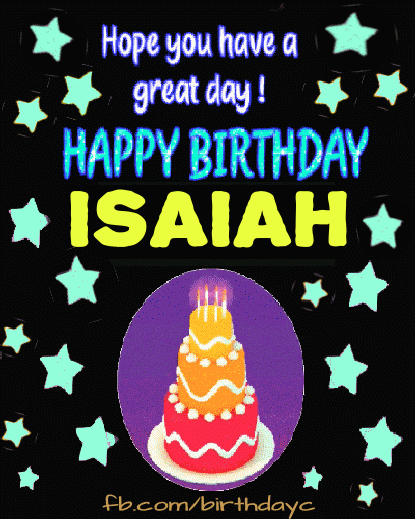 Happy Birthday Isaiah