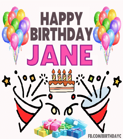 Happy Birthday Jane