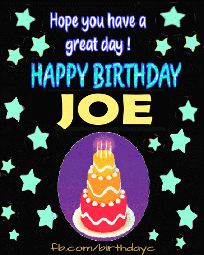 Happy Birthday Joe
