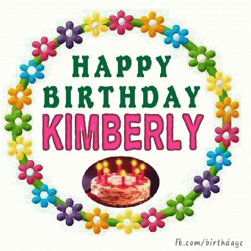 Happy Birthday Kimberly