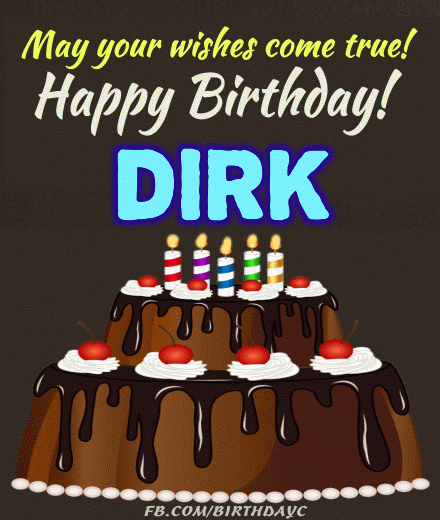 Happy Birthday Dirk