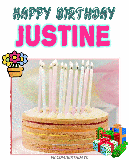 Happy Birthday Justine