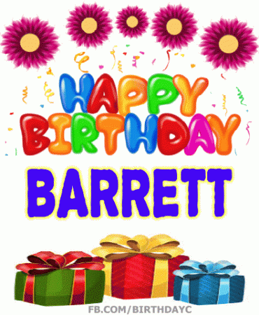 Happy Birthday Barrett