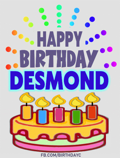 Happy Birthday Desmond