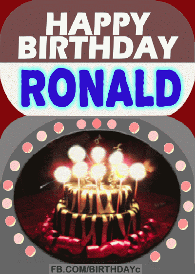 Happy Birthday Ronald