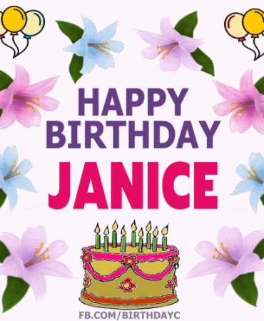 Happy Birthday Janice