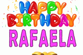 Happy Birthday Rafaela