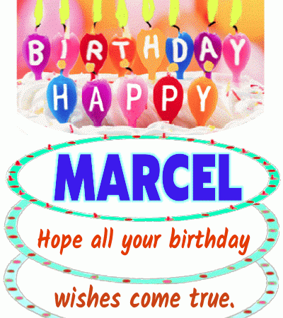Happy Birthday Marcel