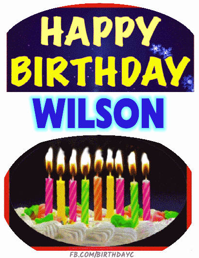 Happy Birthday Wilson